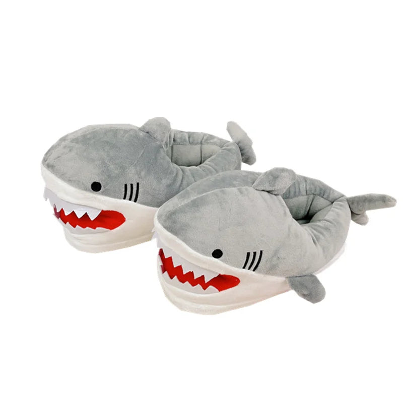 Chausson peluche requin