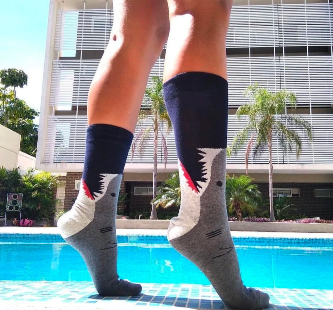 Chaussette gueule de requin