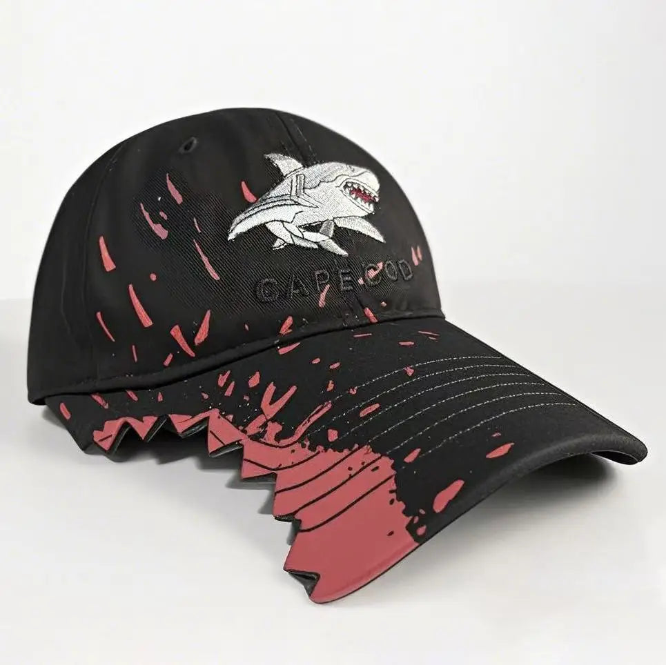 Casquette requin morsure