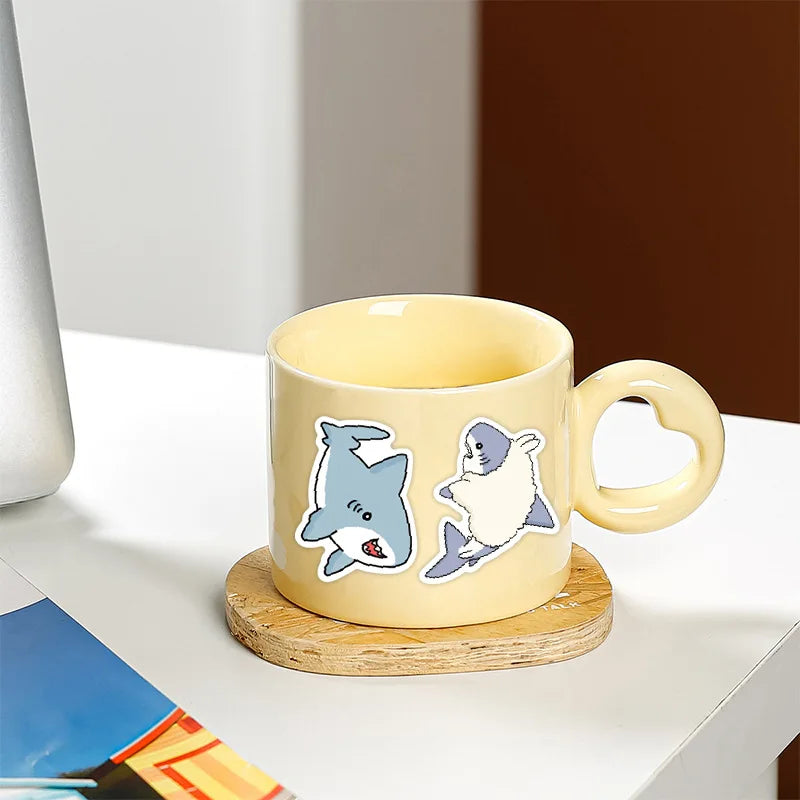 Stickers requin kawaii