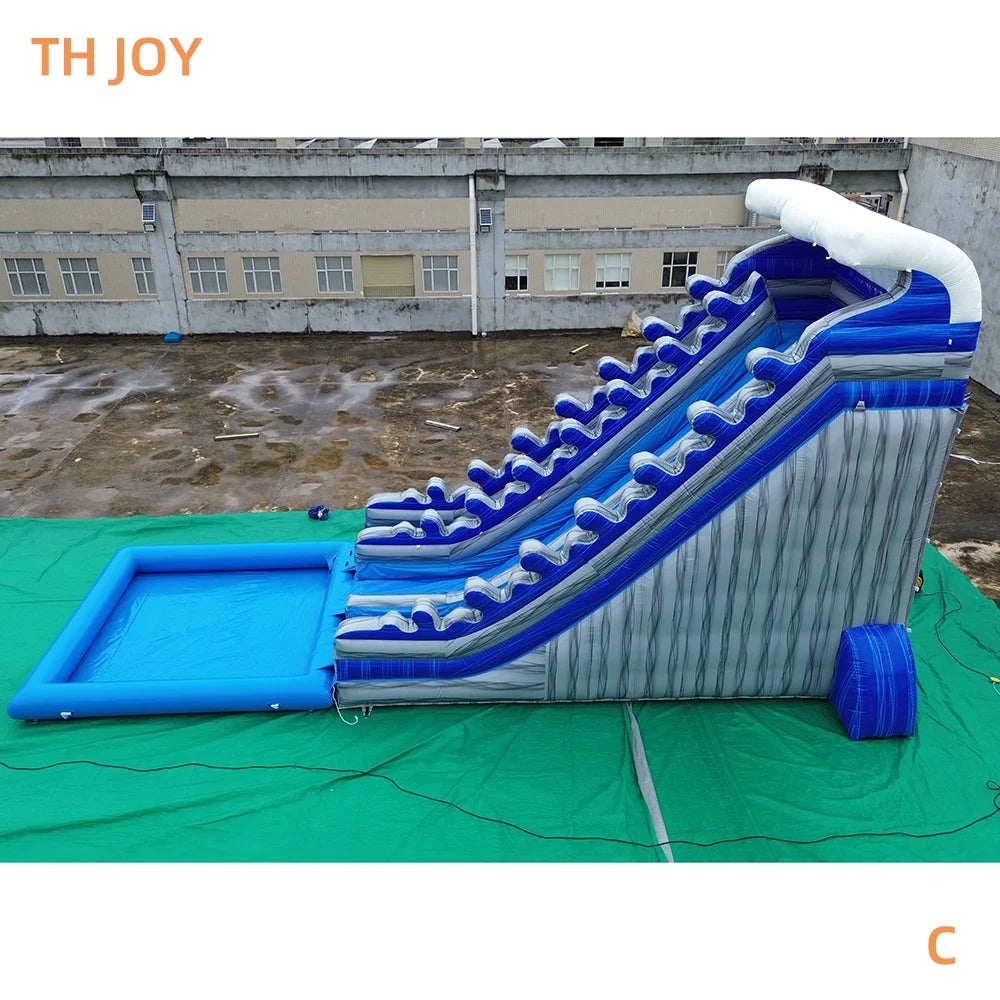 Toboggan requin geant