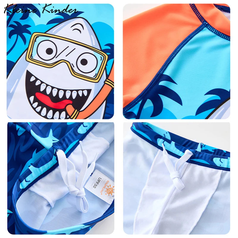 Rashguard requin cartoon