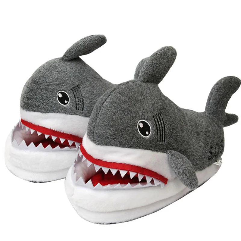 Chausson peluche requin