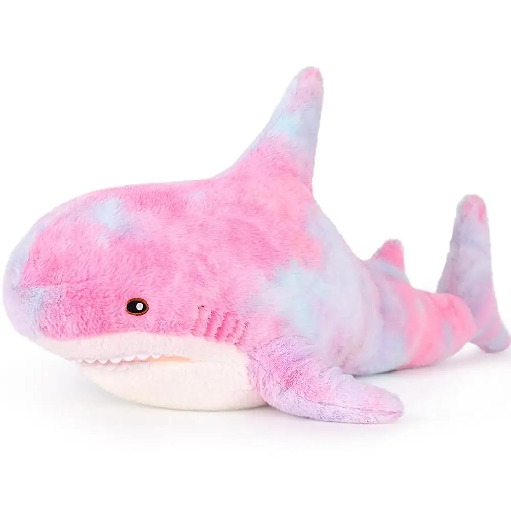 Peluche requin rose