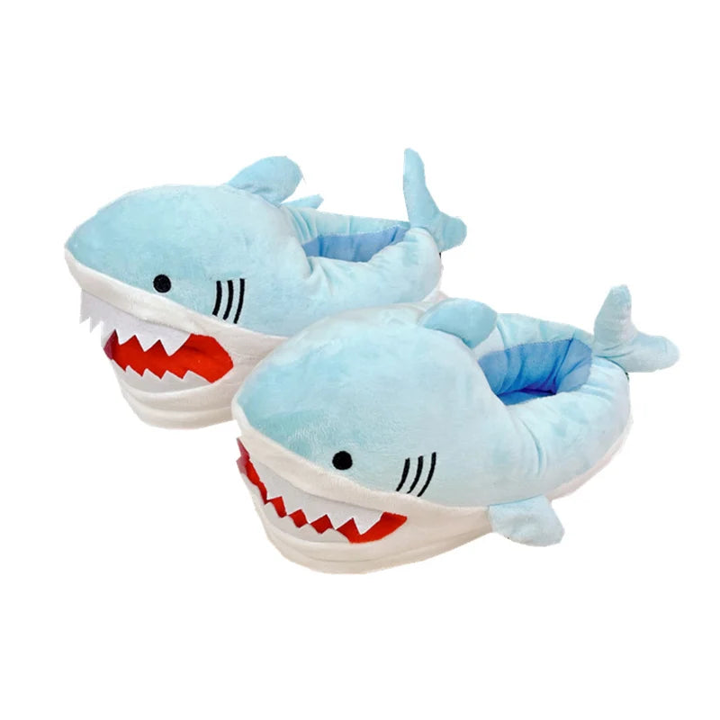 Chausson peluche requin