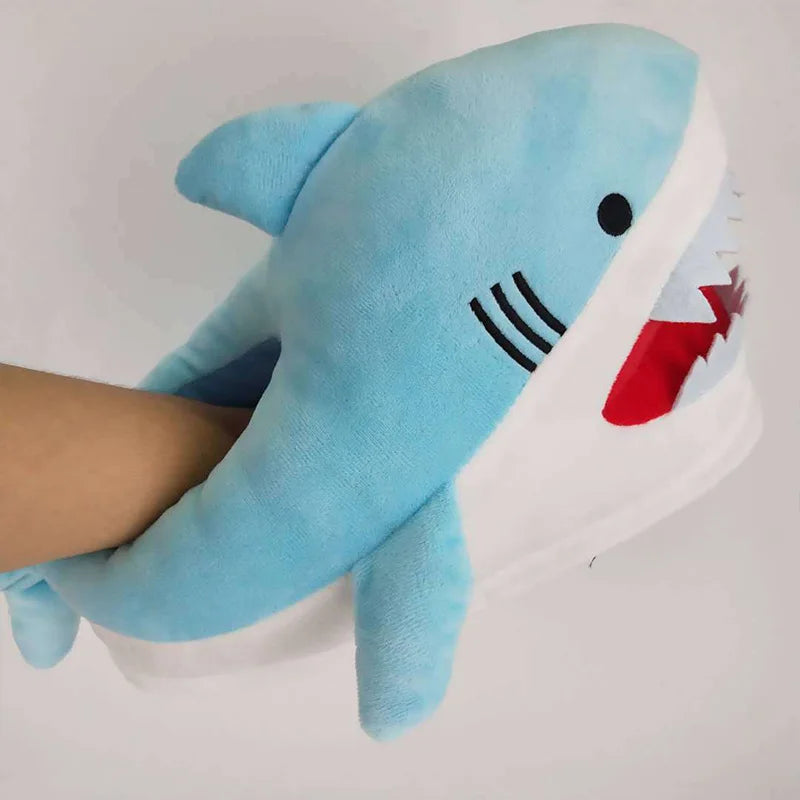 Chausson peluche requin