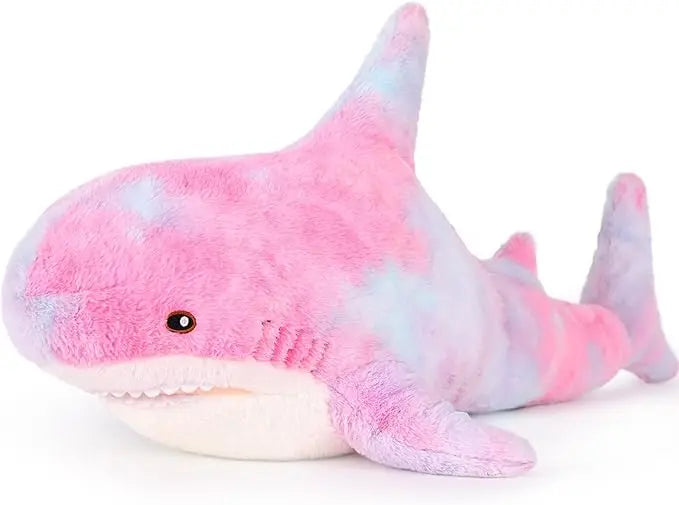 Peluche requin rose