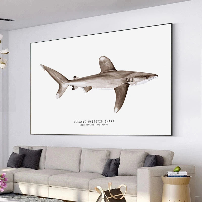 Tableau espèces de requins