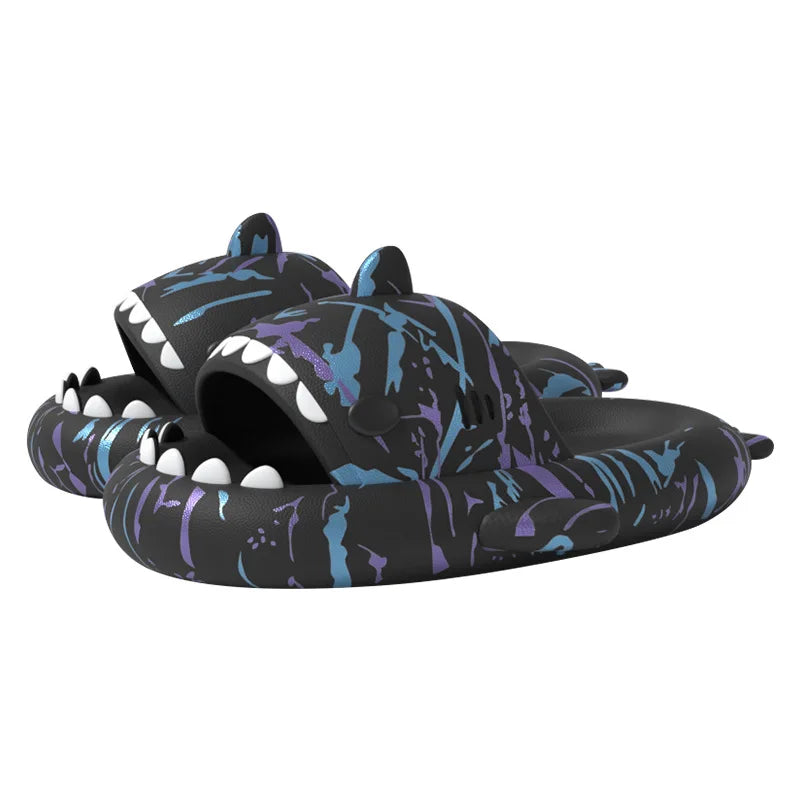 Claquettes requin camo