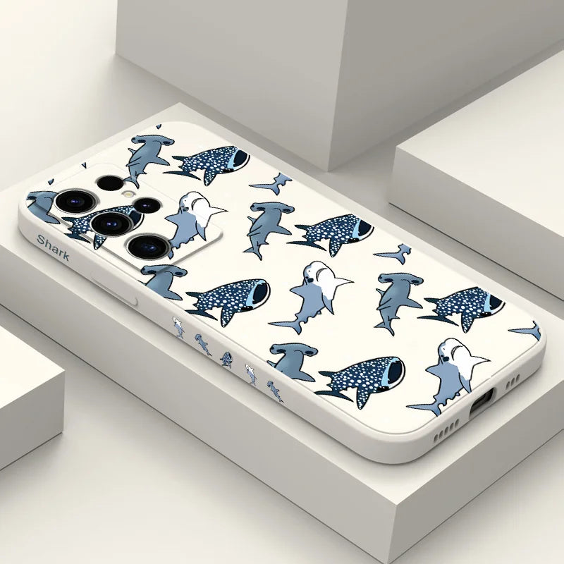 Coque samsung motifs requin