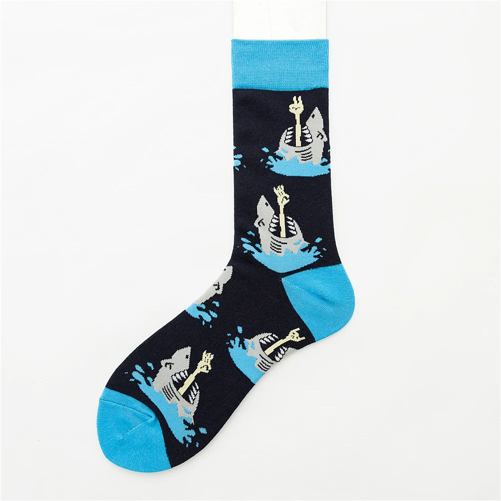 Chaussettes logo requin