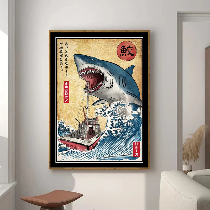 Tableau requin japonais