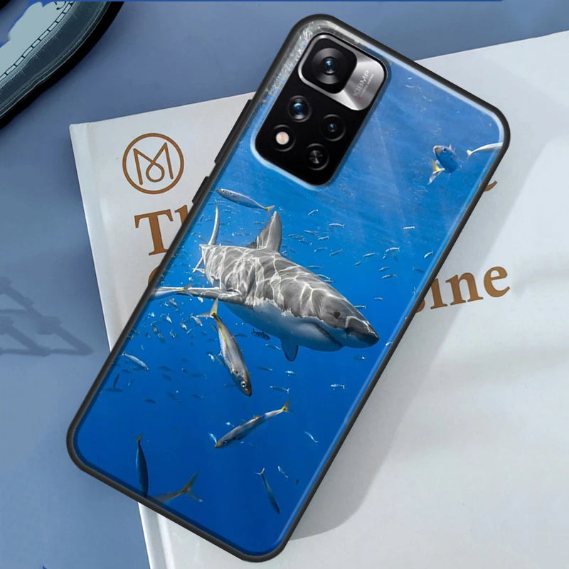 Coque grand requin blanc