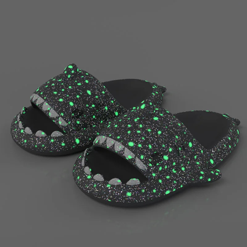 Claquettes requin lumineuses