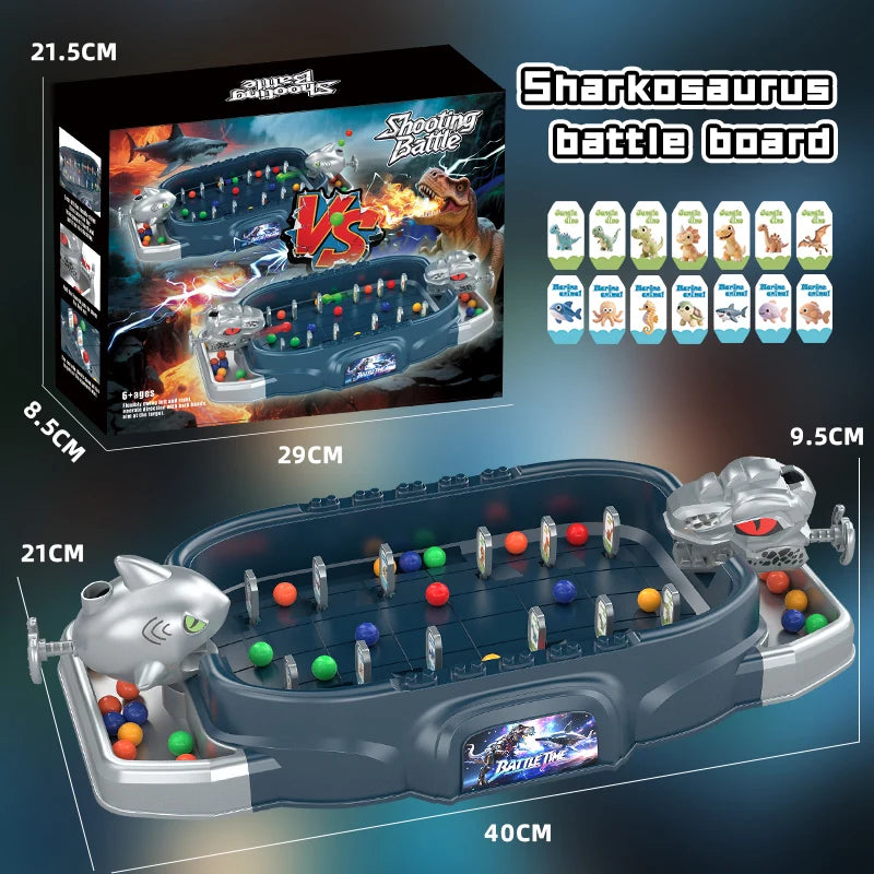 Jeu requins vs dinosaures