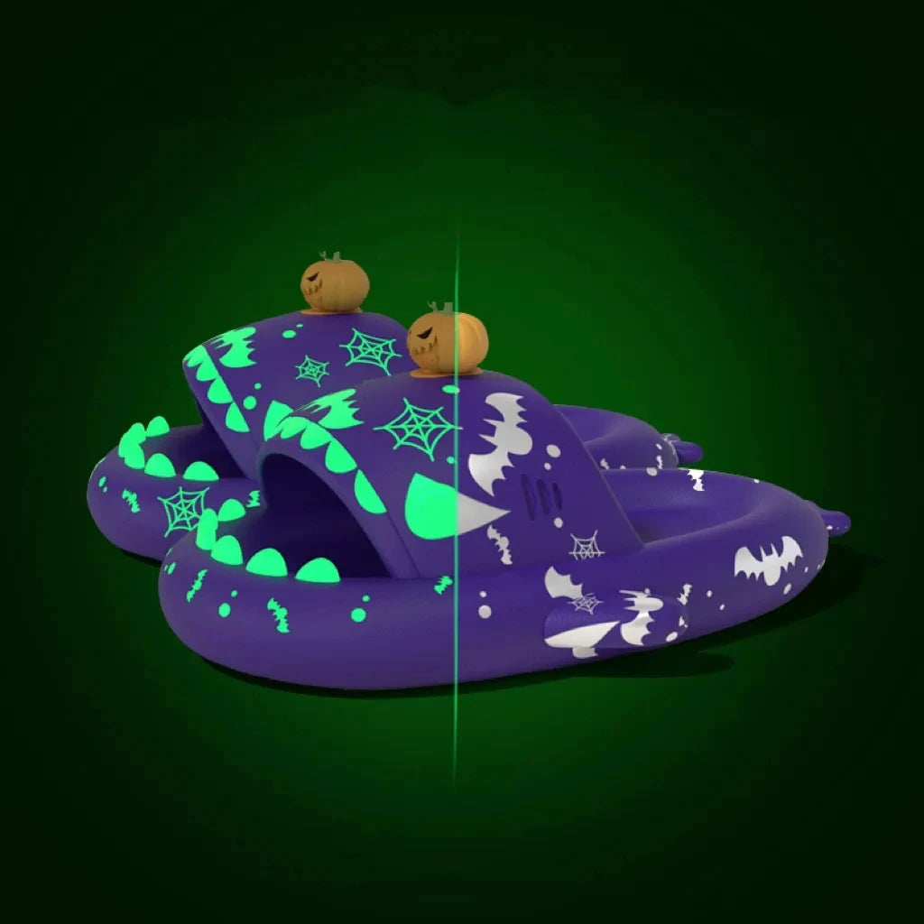 Claquettes requin lumineuses