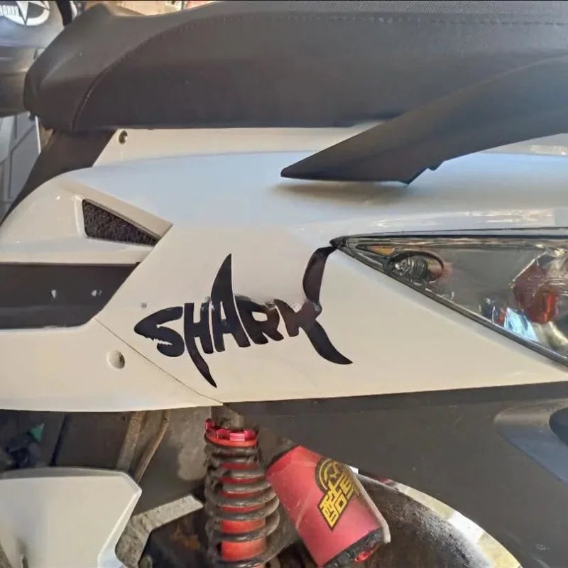Stickers shark voiture