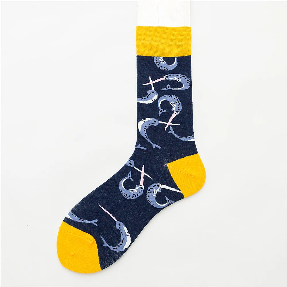Chaussettes logo requin