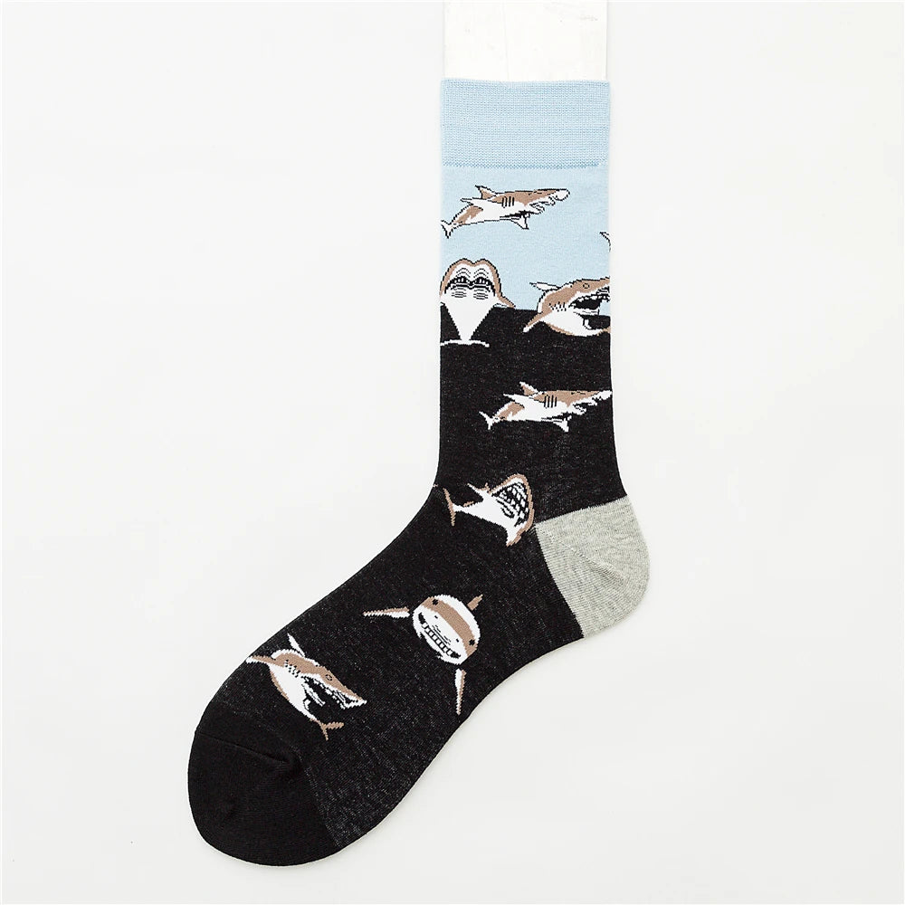 Chaussettes logo requin