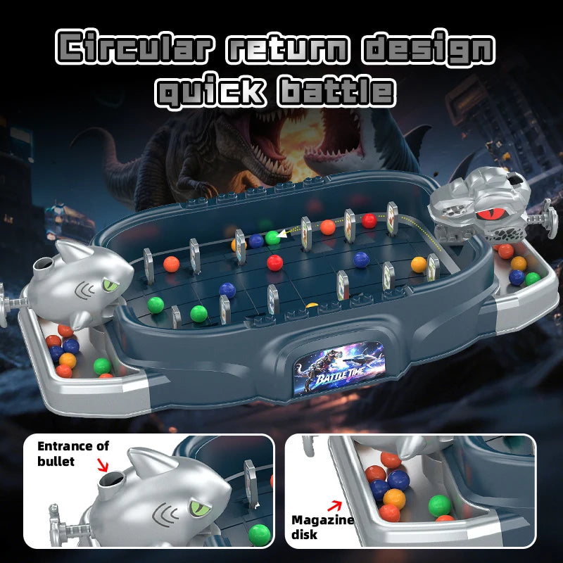 Jeu requins vs dinosaures