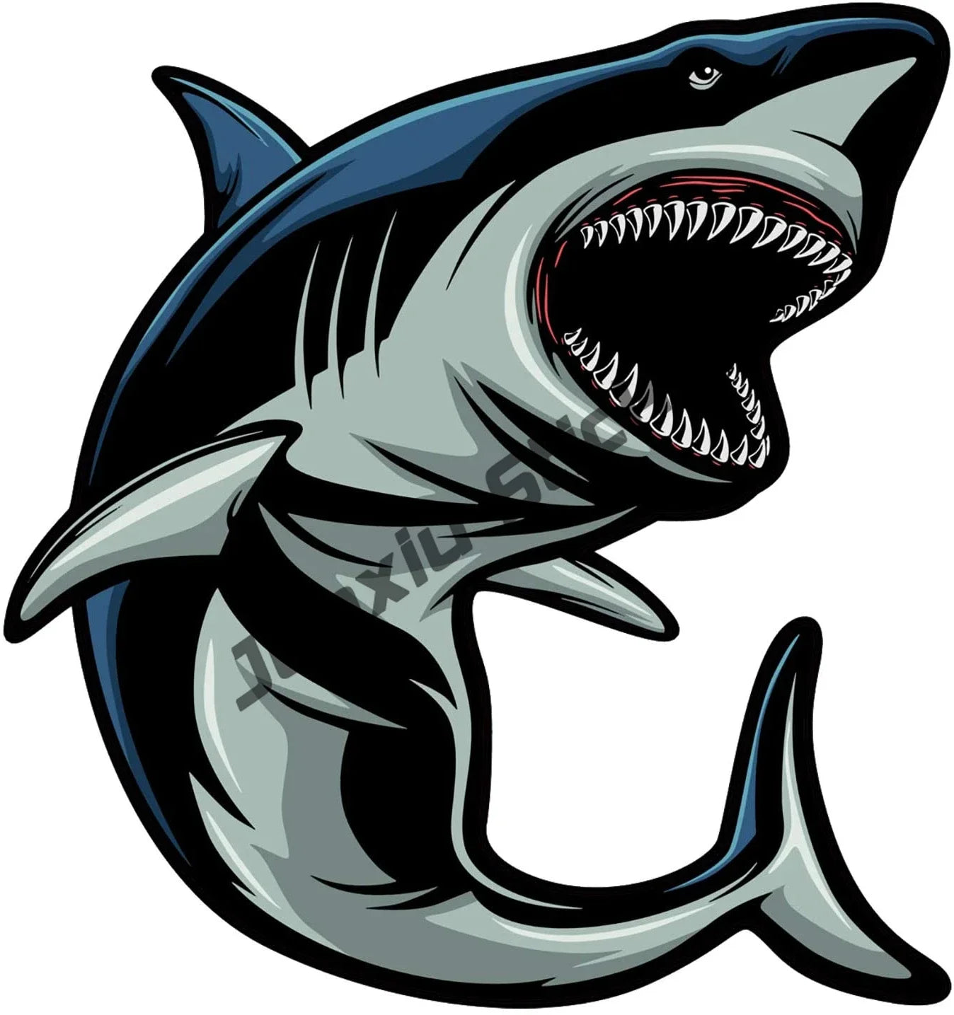 Stickers gaffiti requin