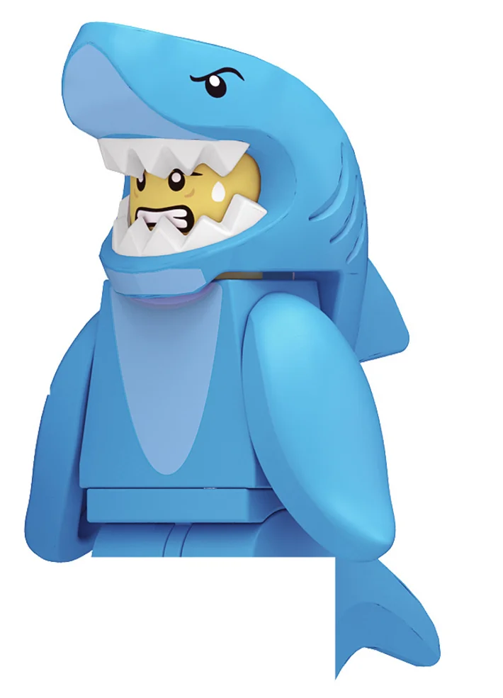 Jouet requin style playmobil