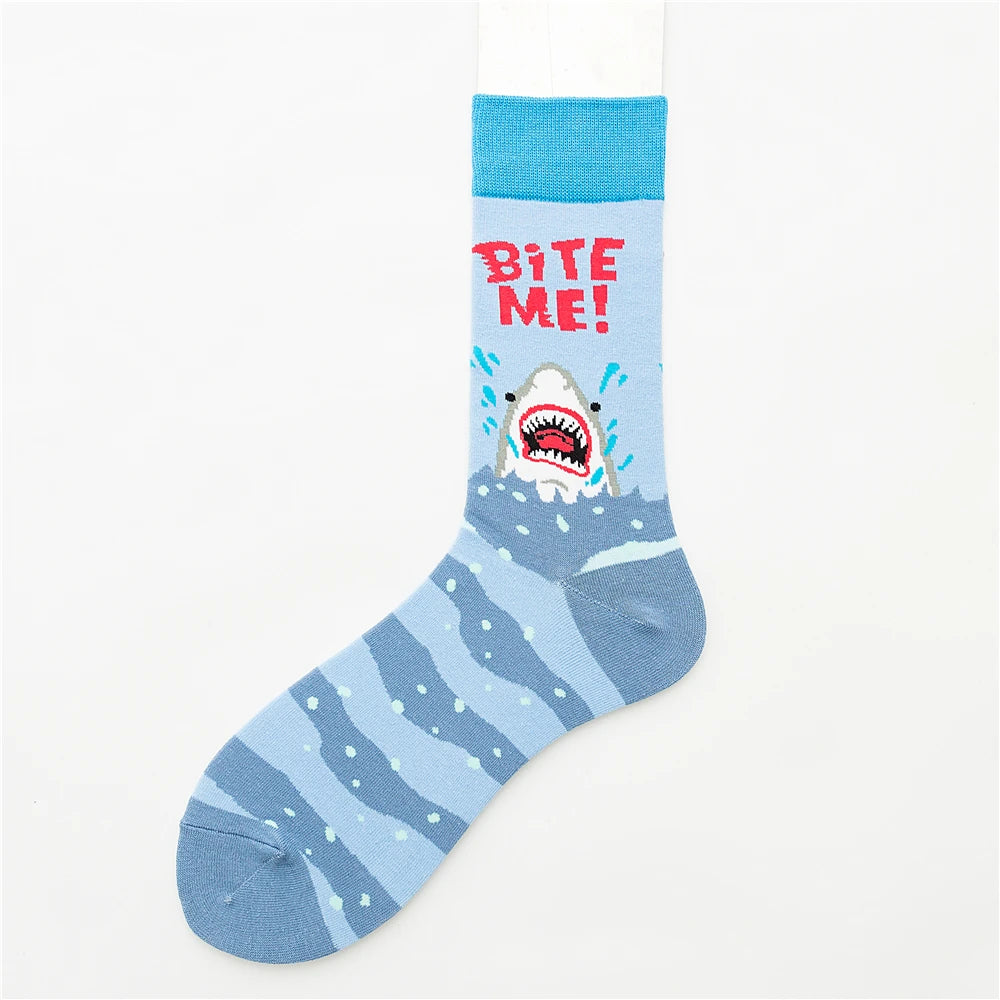 Chaussettes logo requin