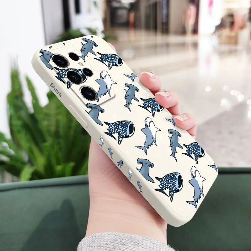 Coque samsung motifs requin