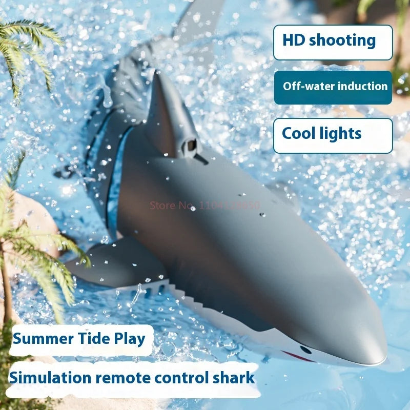 Requin télécommandé à jet d’eau avec caméra