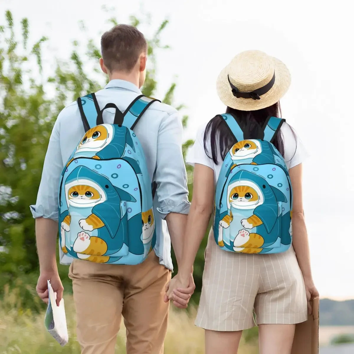 Sacs à dos chat requin