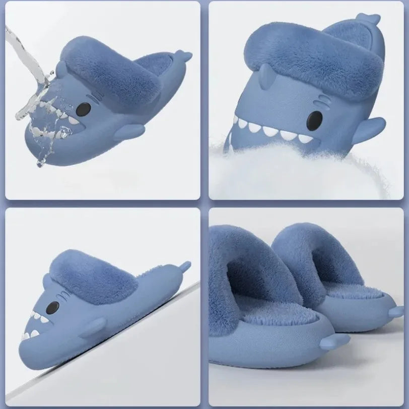 Chaussons requin doux