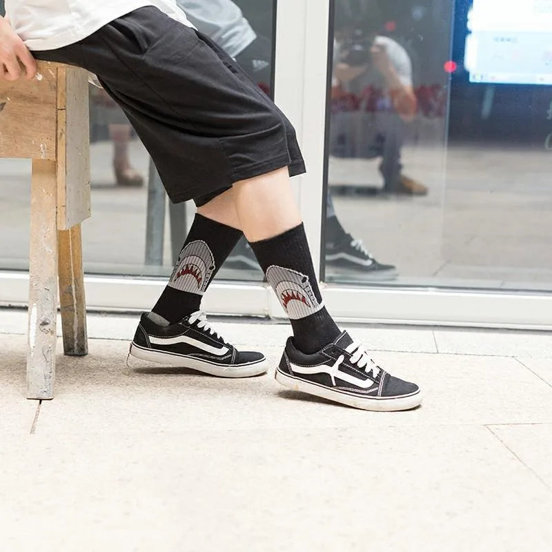 Chaussette tete de requin