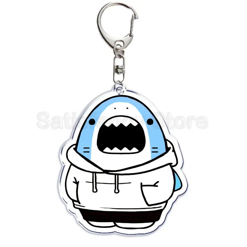 Porte-clés chat requin