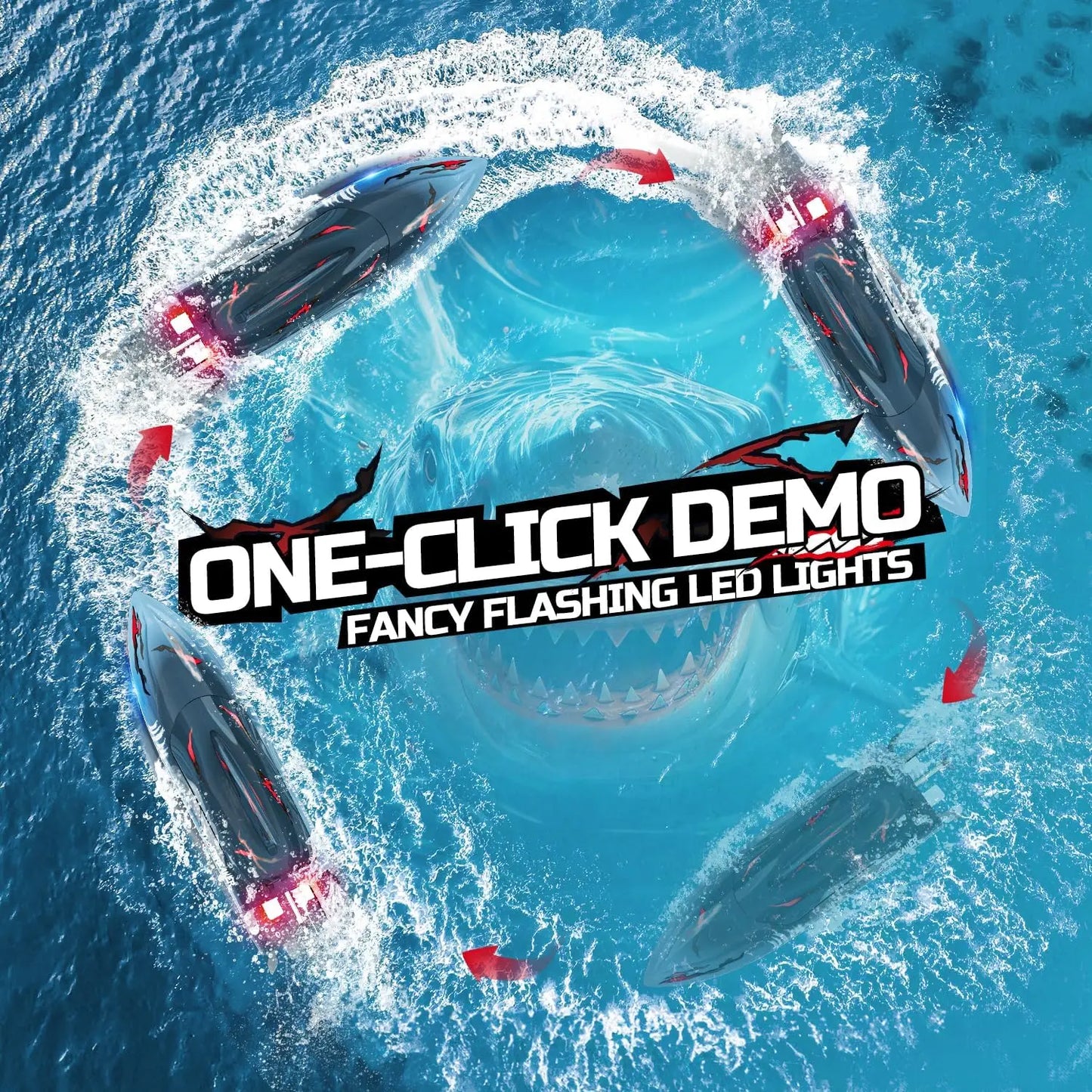 Bateau requin telecommandé