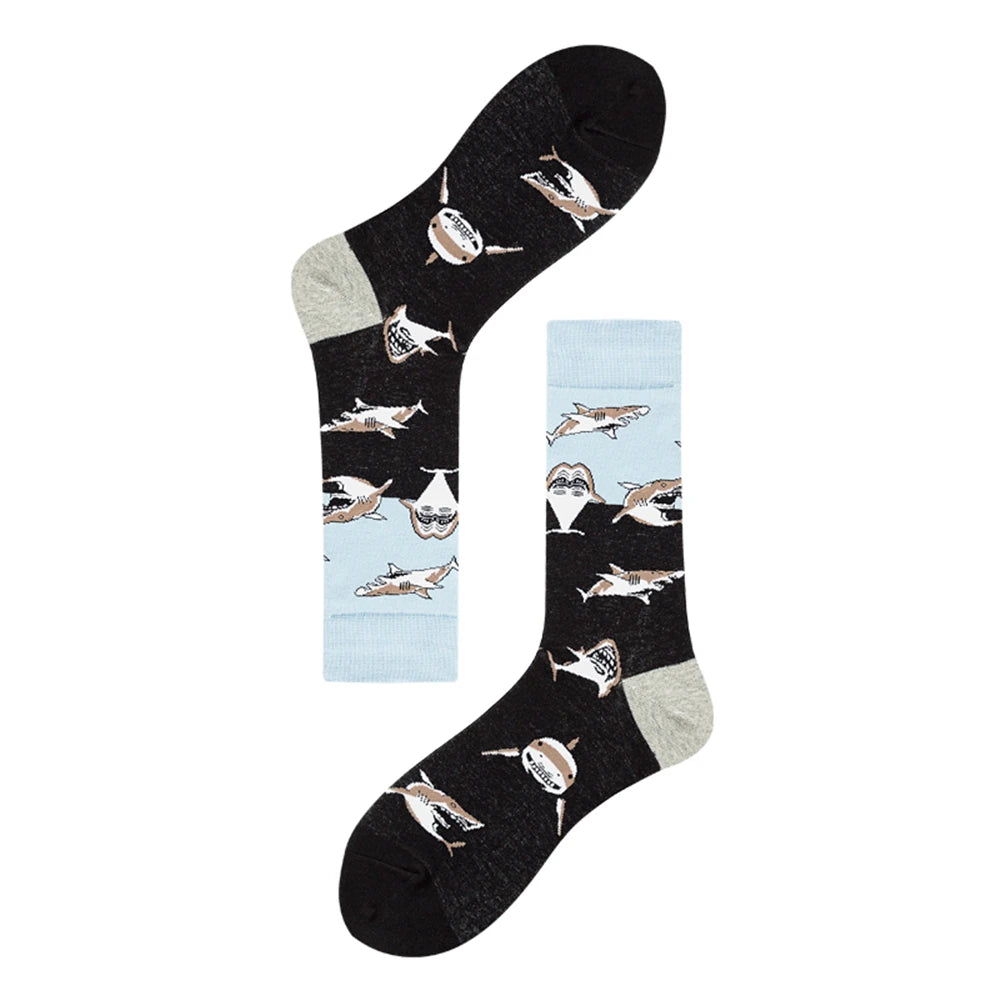 Chaussettes logo requin