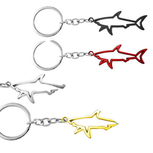 Porte-clés symbole requin