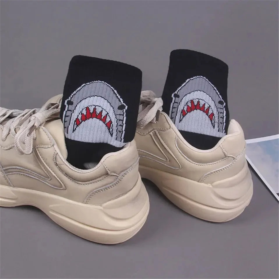 Chaussette tete de requin