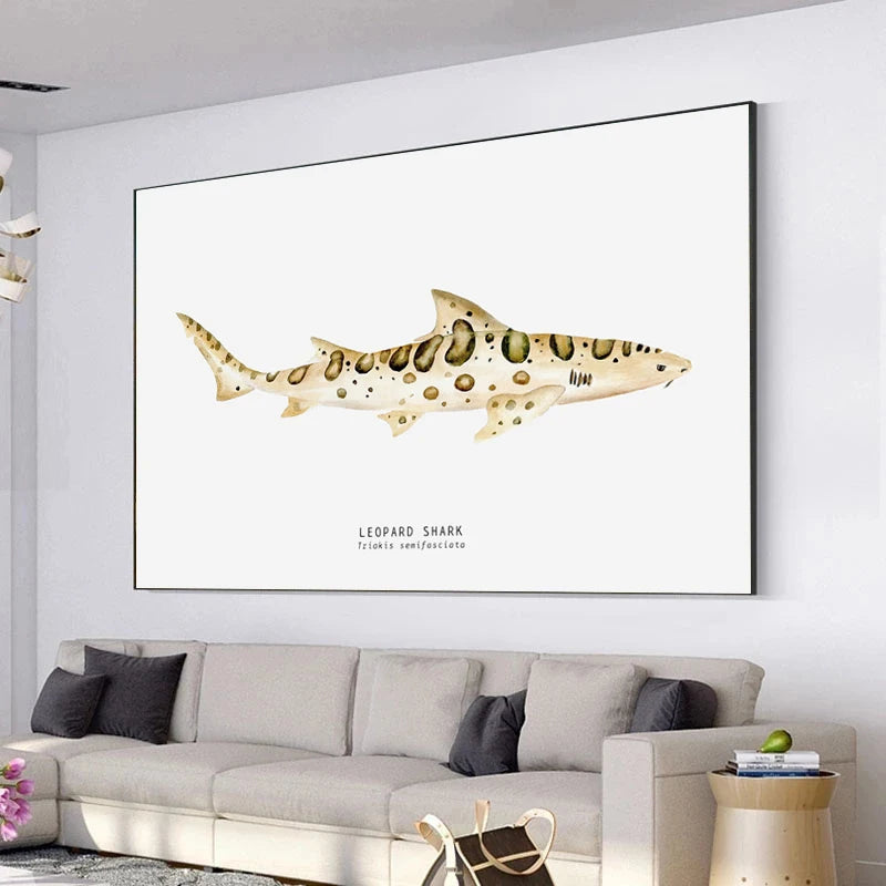 Tableau espèces de requins