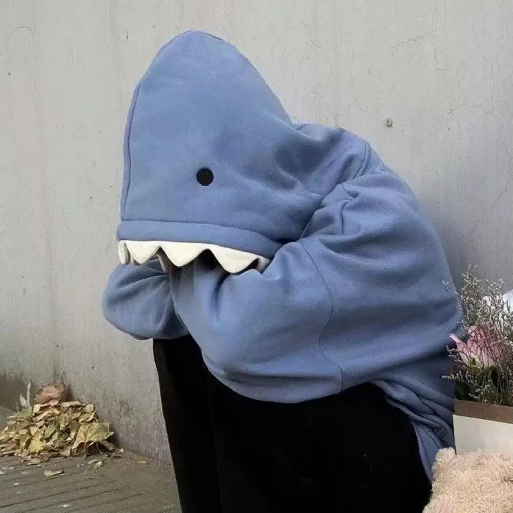 Sweat requin capuche