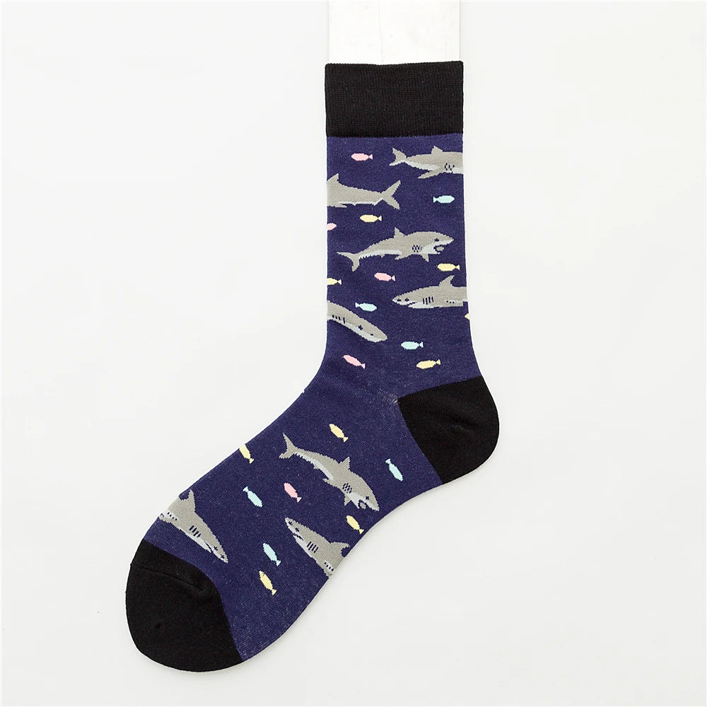Chaussettes logo requin