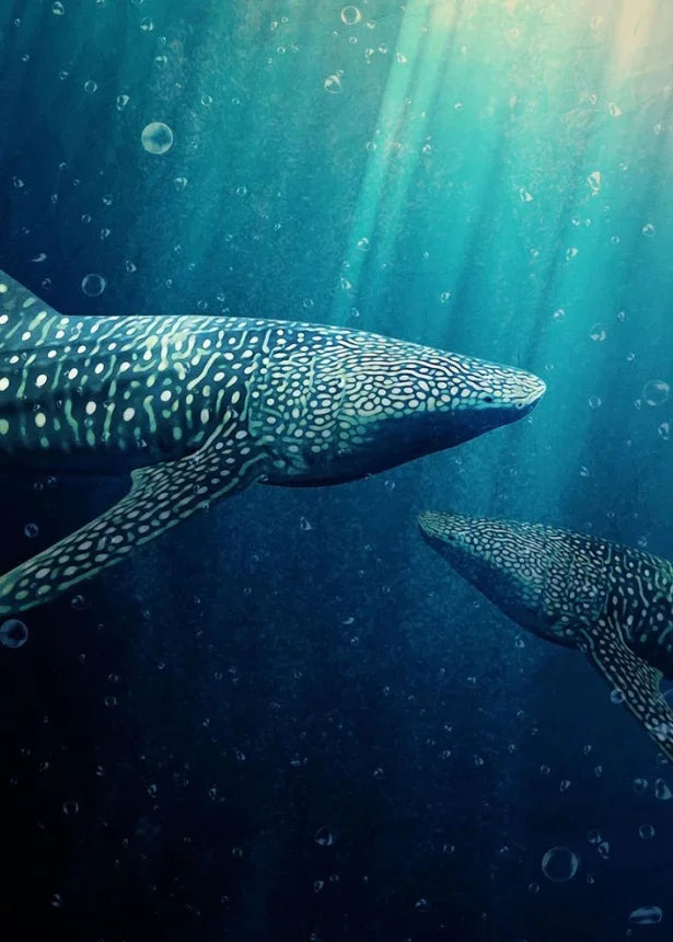 Tableau requin baleine