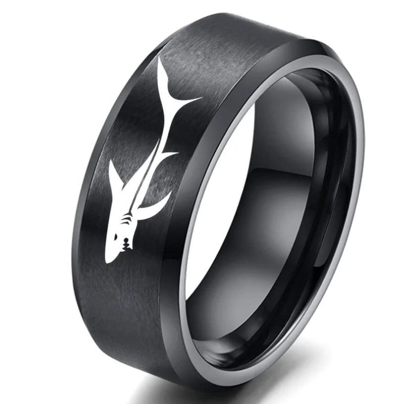 Bague fashion requin