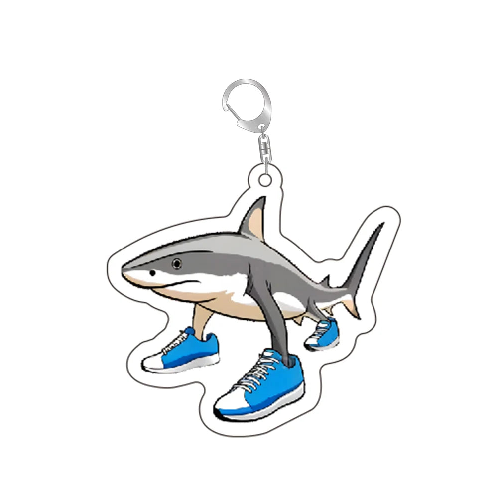 Porte-clés kawaii requin