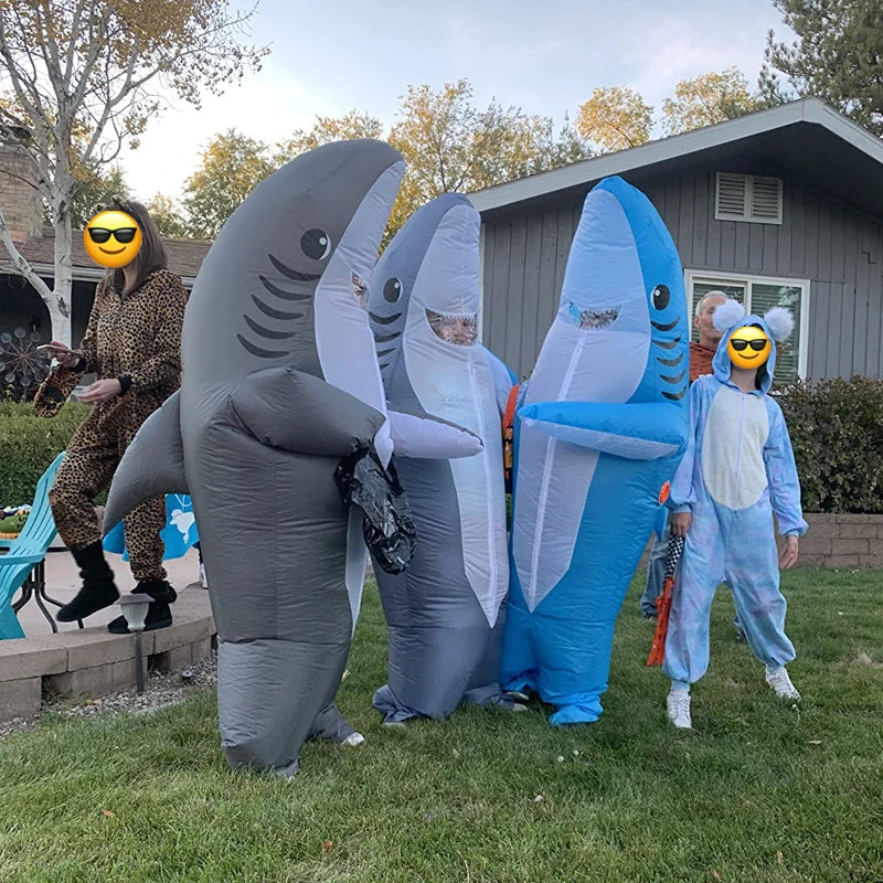 Cosplay requin gonflable