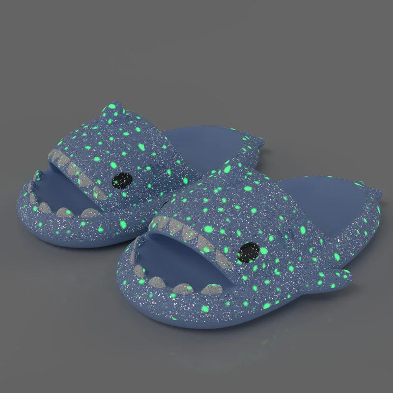 Claquettes requin lumineuses