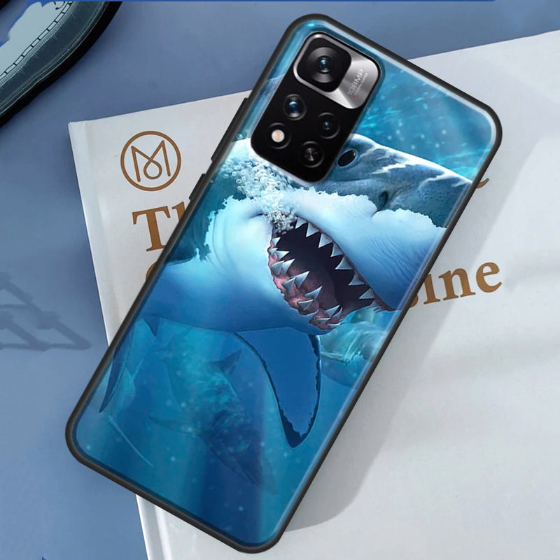Coque grand requin blanc