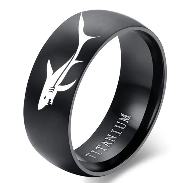 Bague fashion requin