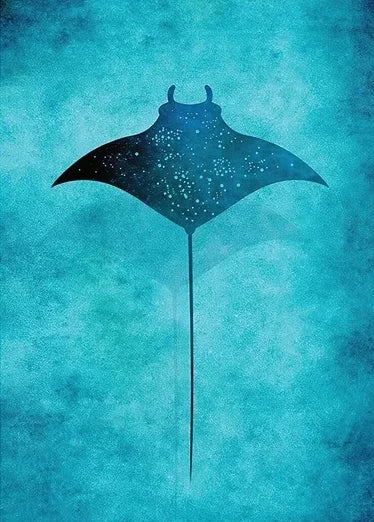 Tableau requin baleine