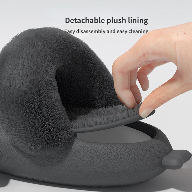 Chaussons requin doux