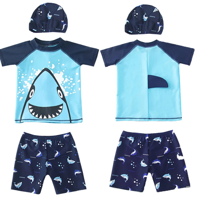 Ensemble maillot de bain requin enfant